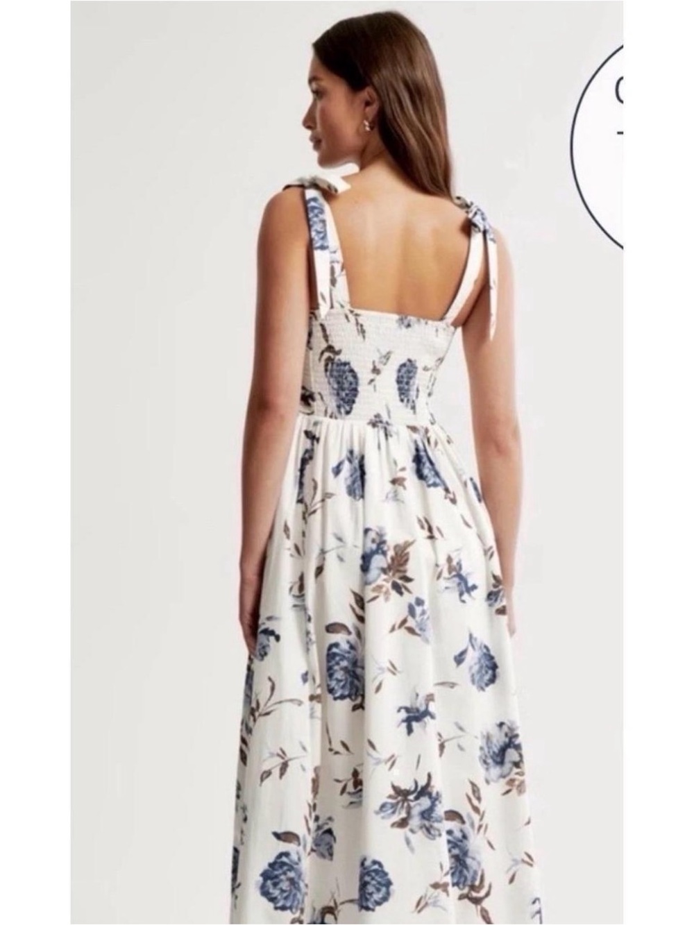 Abercrombie Emerson Tie-Strap Maxi Dress - Picture 3 of 6